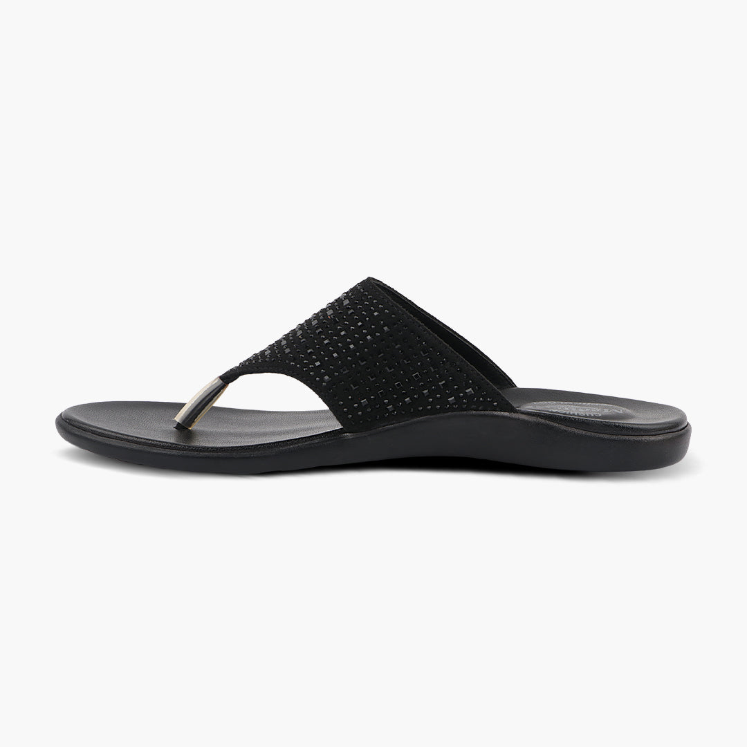 Medifeet Fashion Slippers For Women's (Comfortable Flat Slippers)